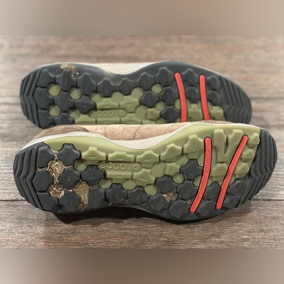 ECCO SIERRA II VALENCIA LOW CUT LACE‎ MEN'S leather shoes receptor tech sz 8 GUC - Picture 5 of 6